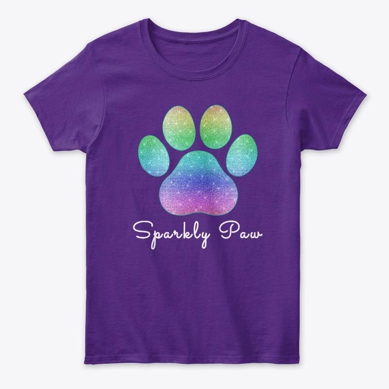 Sparkly Paw Logo White