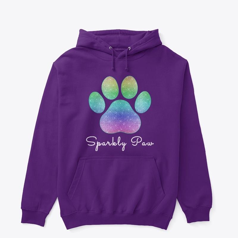 Sparkly Paw Logo White