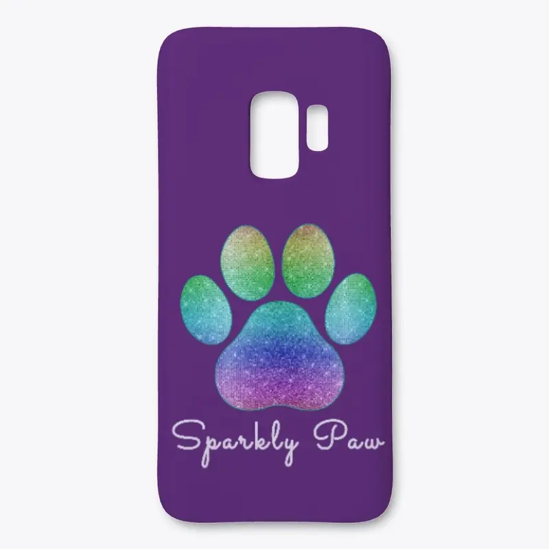 Sparkly Paw Logo White